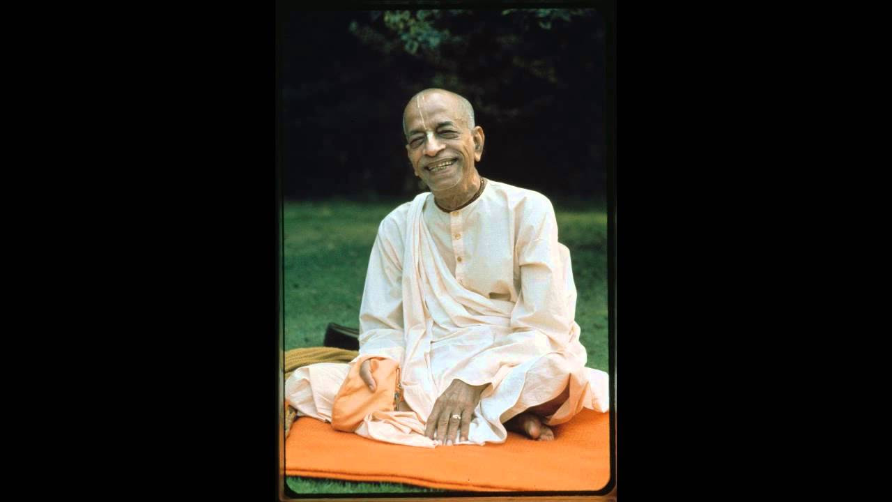 Prabhupada chanting japa with group No Music