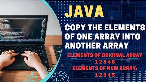 Copy the elements of one array into another array || Java || Tamil