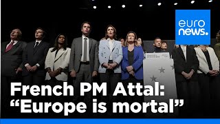 'Europe is mortal' warns French PM Attal ahead of EU elections | euronews 🇬🇧