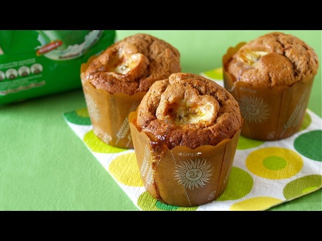 How to Make MILO Banana Muffins (Recipe) ミロバナナマフィンの作り方 (レシピ) | ochikeron