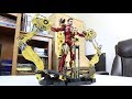 Unboxing - Hot Toys Diecast Iron Man Mark IV with Suit Up Gantry