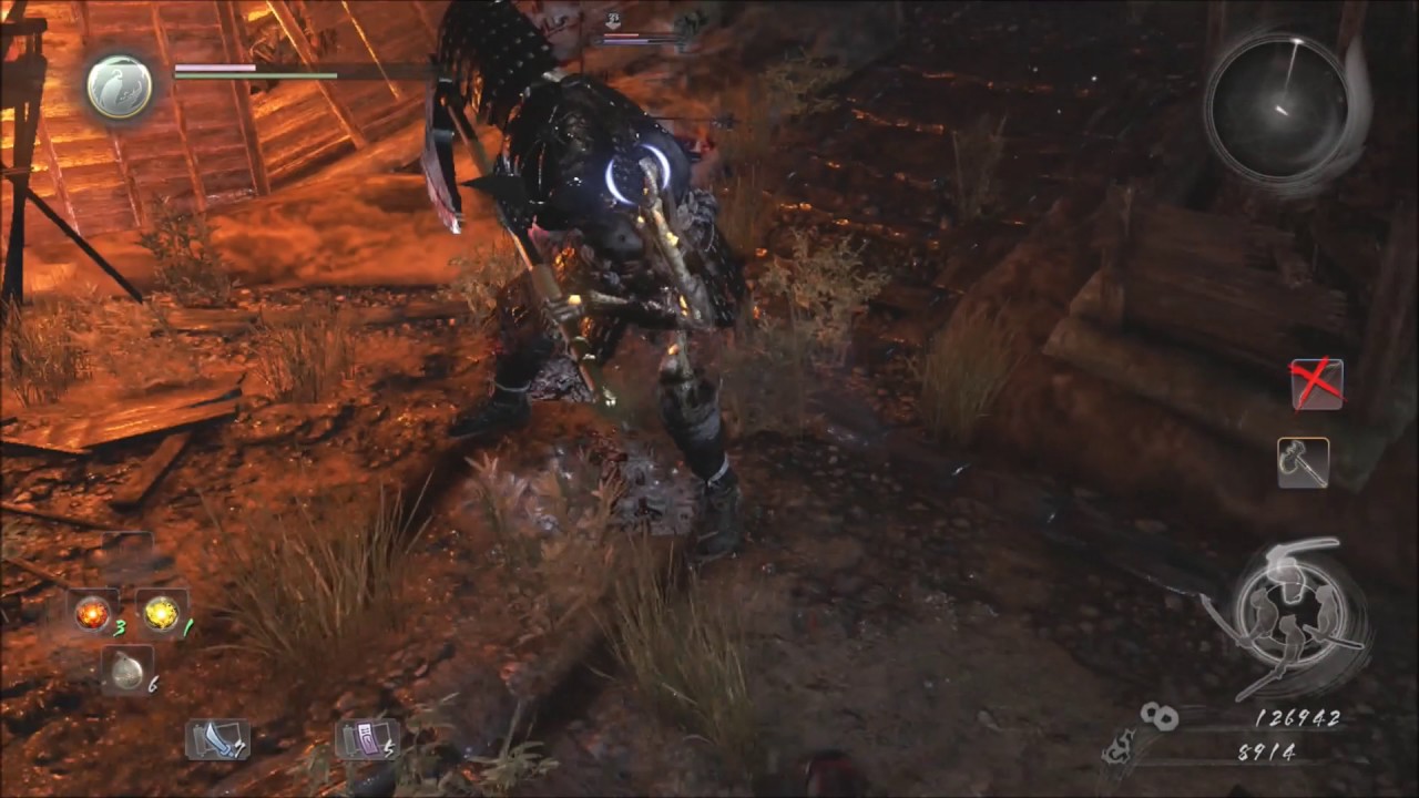 Nioh Spider Nest Castle Get to Fourth Shrine