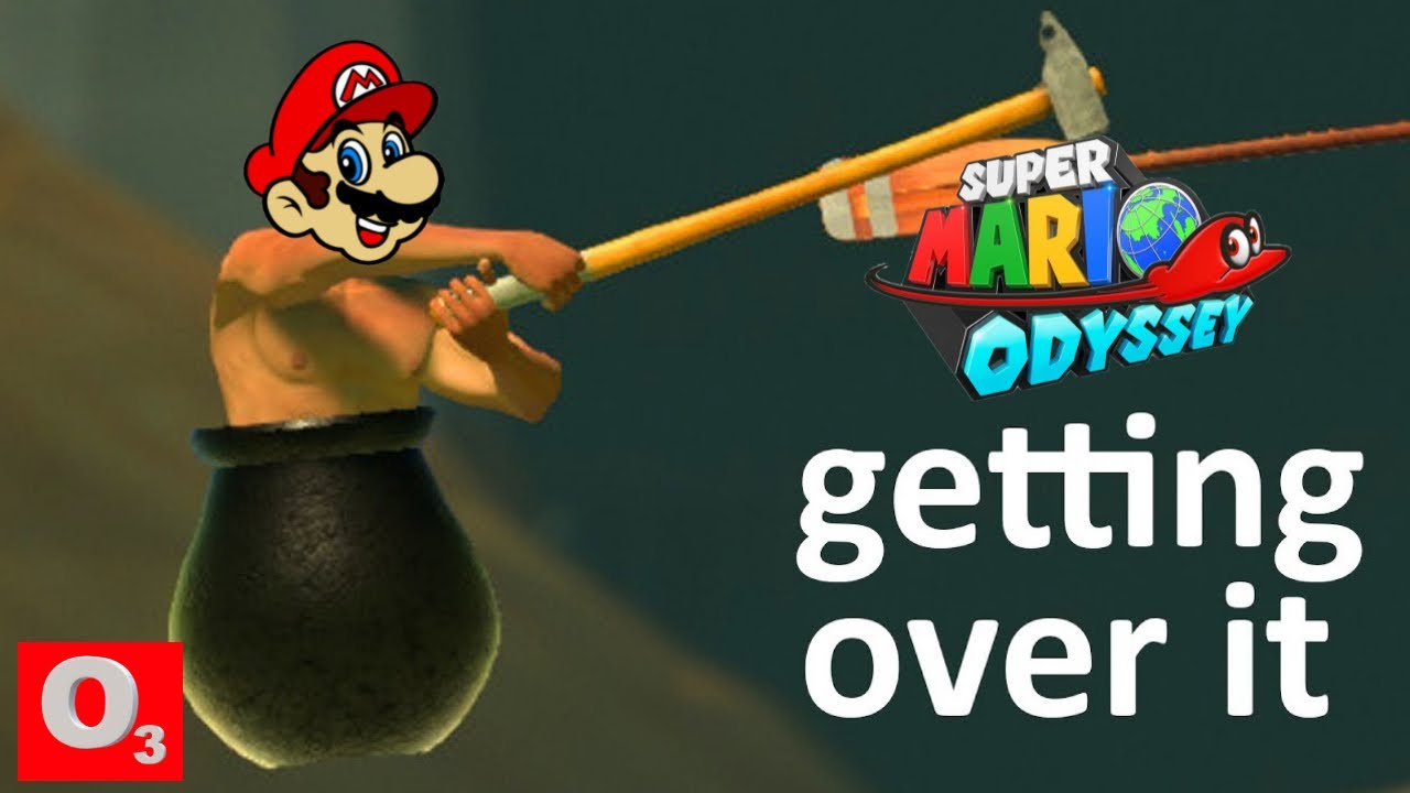 Getting Over It with Super Mario Odyssey 