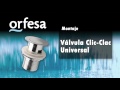 Válvula CLIC-CLAC Universal