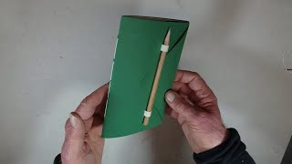 Heft mit Verschluss / Booklet with closure