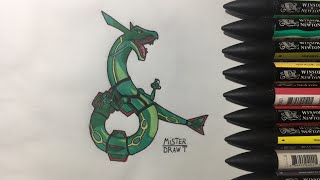 Speed Drawing : Rayquaza | Pokémon