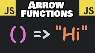 Learn JavaScript ARROW FUNCTIONS in 8 minutes! 🎯