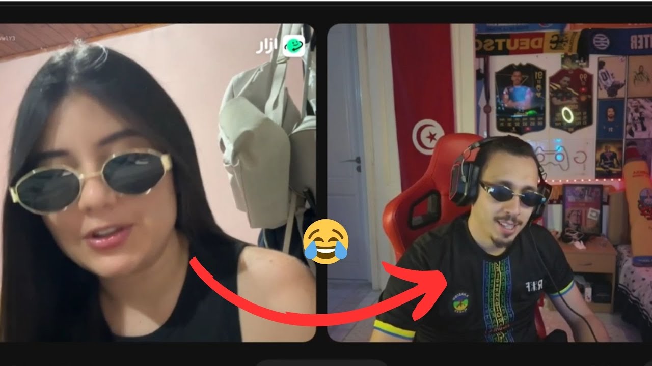 GOOBA Highlights azar= ome tv| | | برشا ضحك مع البنات في ازار=ام تي في مع بديس