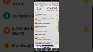 Tutorial: 🚇MyTransit NYC Subway, MTA Bus, LIRR & Metro North Mobile App!!!🚇 (Narrated). screenshot 1