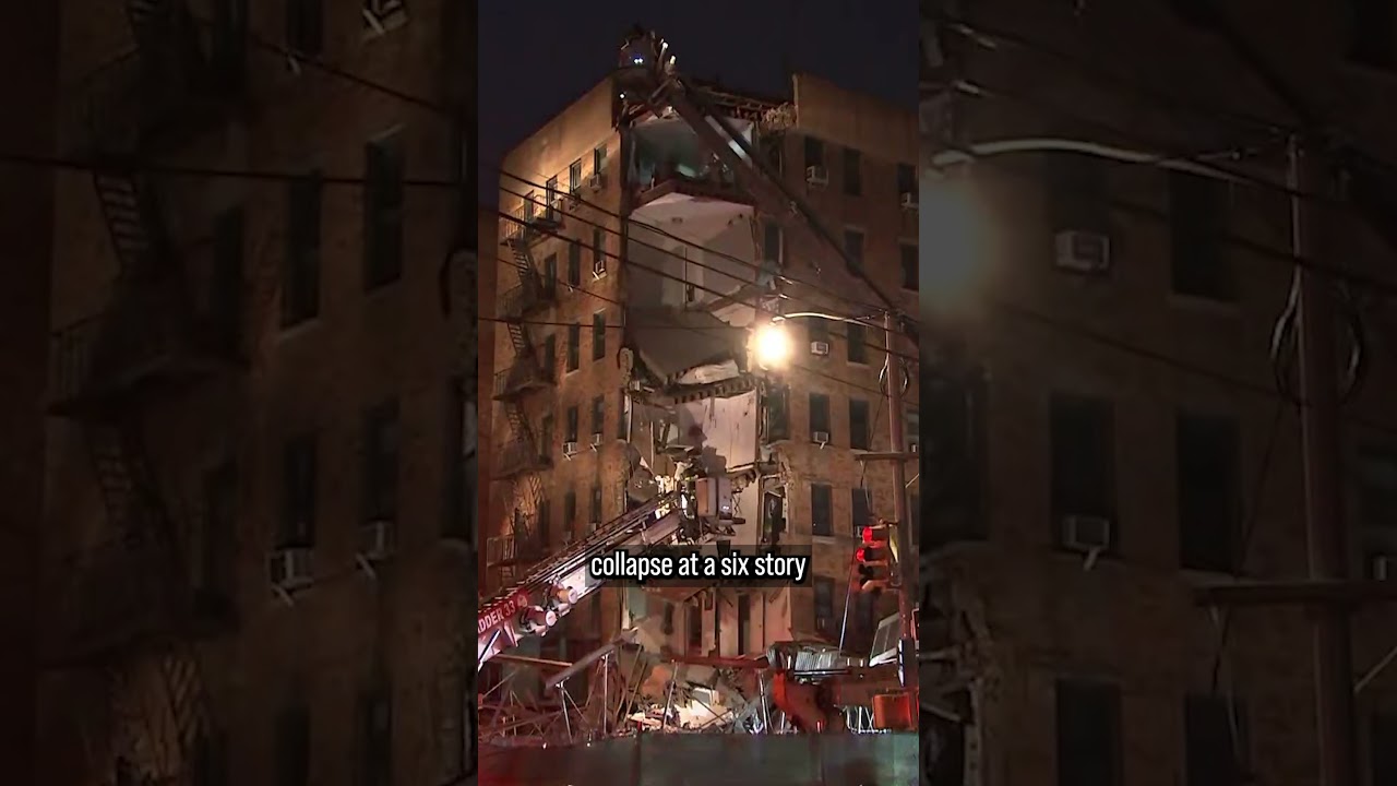 Urgent search after NYC partial building collapse