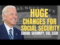 WOW! HUGE CHANGES For Social Security in 2024 | Social Security, SSI, SSDI Payments