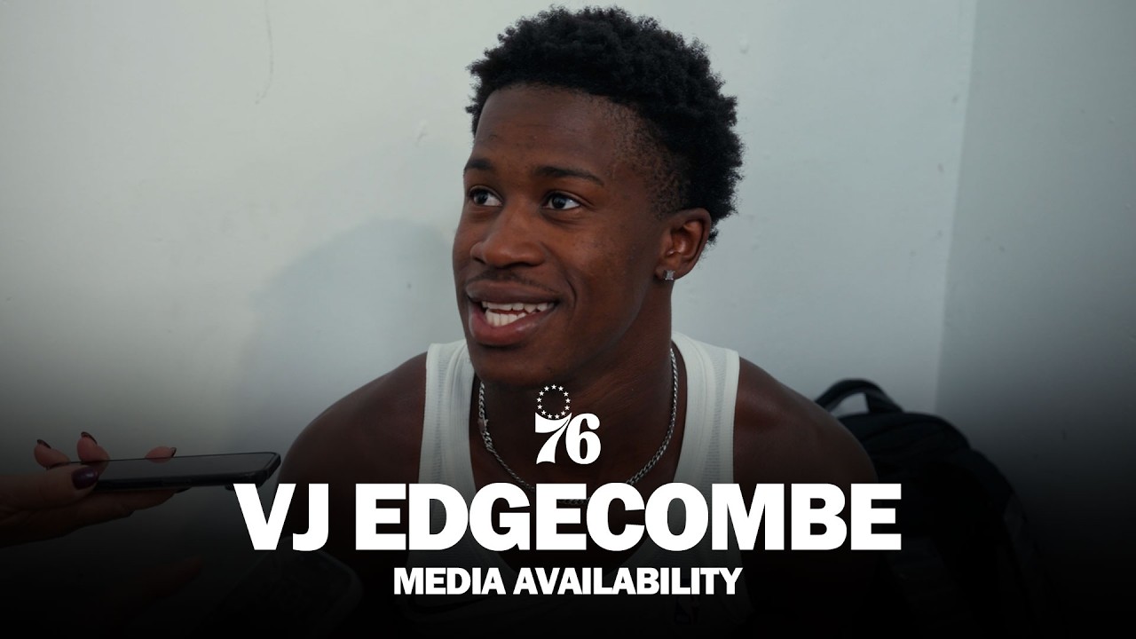 Philadelphia 76ers Media Availability 🎙️ | VJ Edgecombe | 07.13.26