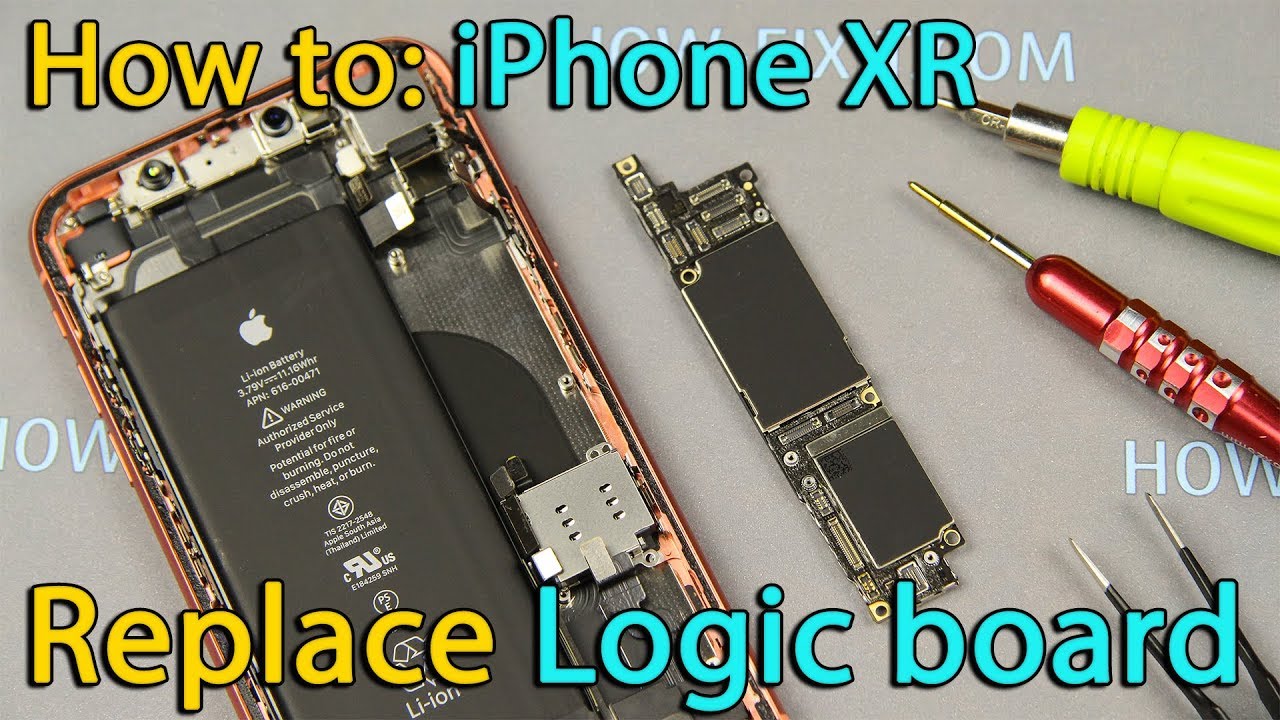 iPhone XR motherboard replacement - YouTube