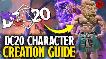 We Make The SWOLEST Druid! DC20 Character Creation Guide ft. The Dungeon Coach!
