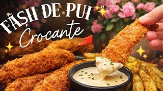 Piept de pui crocant ca la KFC Chicken Strips