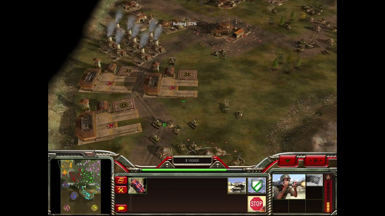 China   Command & Conquer Generals Zero Hour  4 vs4 HARD