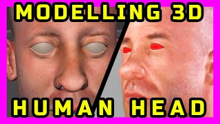 How to sculpt a Head in Maya & Mudbox  (uv's, normal & displacement map) 3D tutorial for Beginners