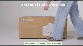 Paddwell Anchor Modular Sofa - Left Corner Unit｜Assembly Guide
