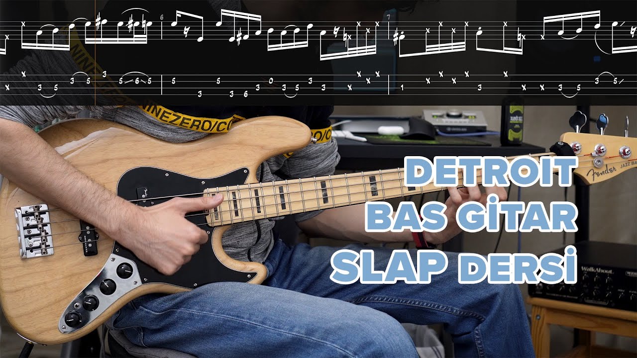 Marcus Miller - Detroit - Slap - Bas Gitar Dersi