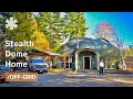 Builds quonset bunkers for a living lives in dome home in the woods