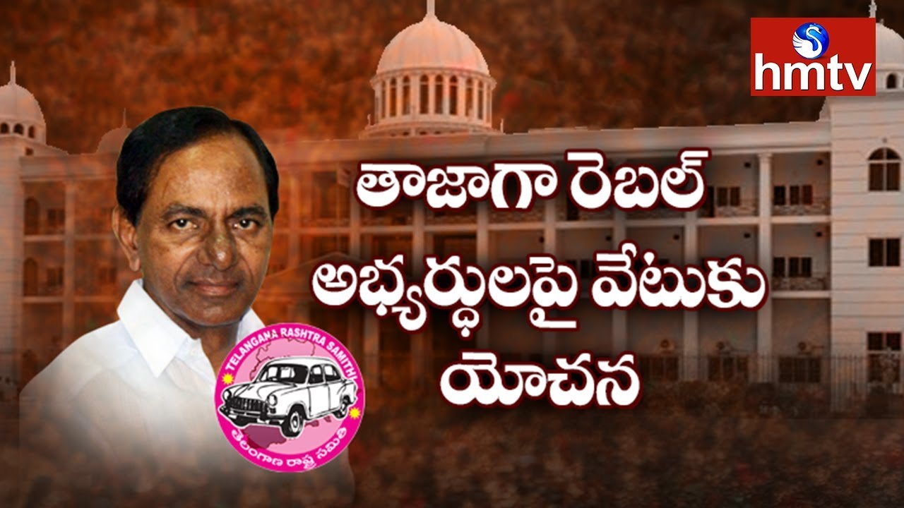 TRS Rebels Filed Nominations for Several Seats | Telugu News | hmtv
