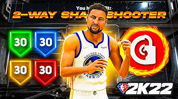 BEST “2-WAY SHARPSHOOTER” BUILD in SEASON 3 | NBA 2K22 META BUILD
