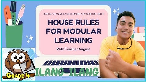 HOUSE RULES IN MODULAR LEARNING