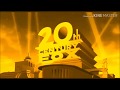 20th Century Fox 2009 Light Yellow Logo With 1994 Fanfare 