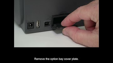 ZD421 - How to Install a Serial Option