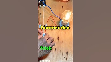 Hướng dẫn cách gắn dây điện vào dimmer đèn, dimmer quạt ￼#trick #Shorts #tamnht