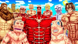 TESTEI OS PODERES DOS TITÃS do NOVO MOD DE ATTACK ON TITAN