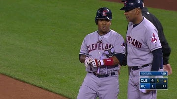 CLE@KC: Ramirez plates one with single to right field