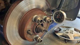 Measuring Rotor Runout to Check for Warped Brake Rotors