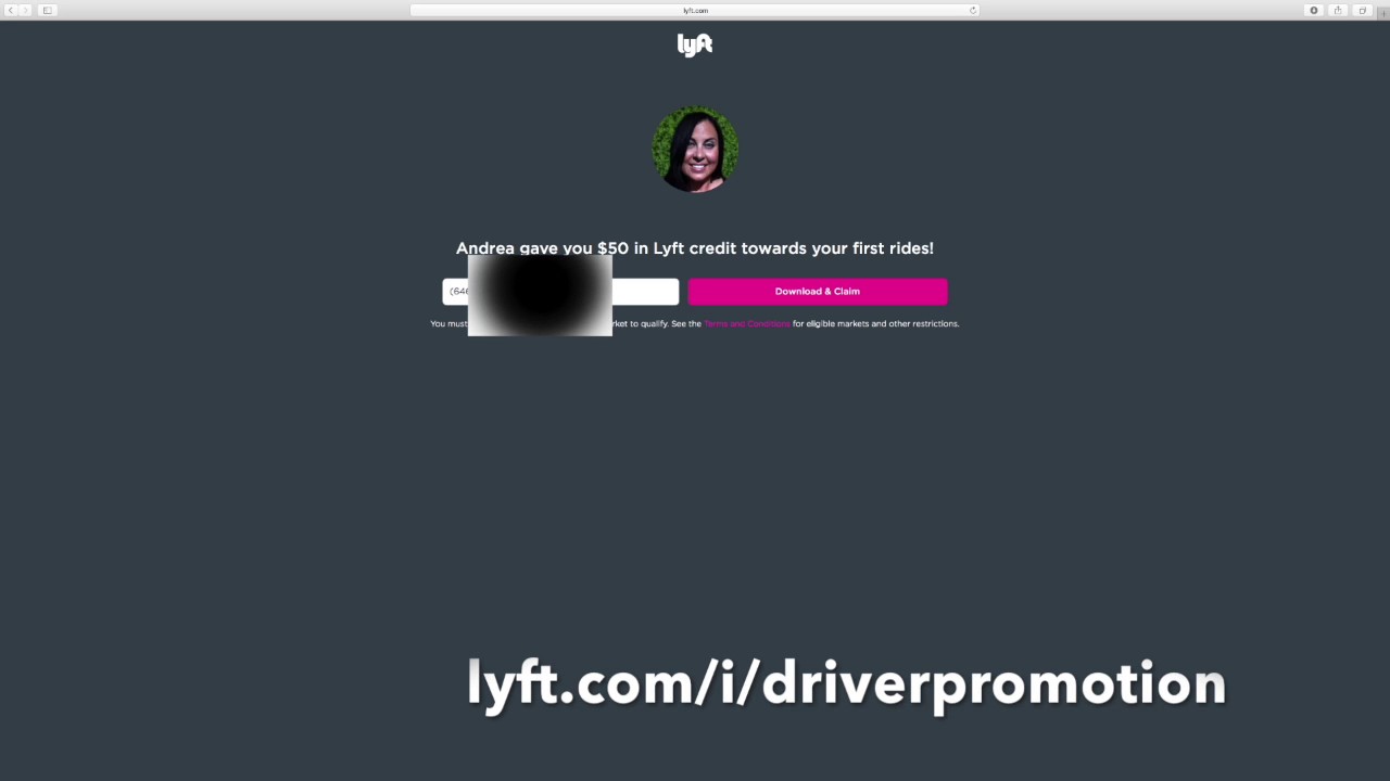 How to get your Free Lyft $50 Ride Ride Credit - YouTube