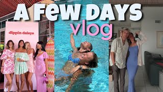 VLOG: One year anniversary with Cade, girl’s day, Dippin’ Daisy’s Event in Miami! 🌼✨