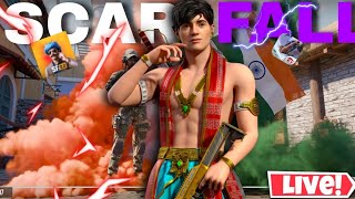 🔥SCAR FALL 2.0 LIVE – New Update Gameplay | Pro Rush & Headshot Show #scarfall @scarfall2.0creators