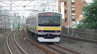 総武線E231系0番台ミツB36編成　船橋駅発車