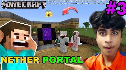 MAKING NETHER PORTAL😱!! IN MINECRAFT 1.21 I DUO SURVIVAL SERIES #3