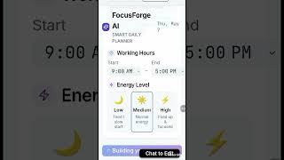 "I'm 14 and built an AI focus planner — would love brutal feedback