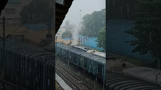 Emd locomotive standing at Ranaghat junction yard #shortsfeed #indianrailways #trending #wdg4