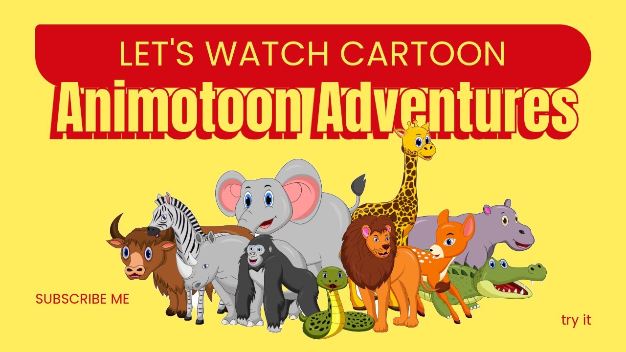 Welcome to Animotoon Adventures The Funniest Cartoon Channel! 🎉🐰 - YouTube