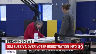 Justice Department adds Vermont to list of states being sued over access to voter data
