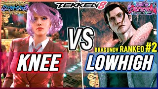 T8 🔥 Knee (Lili) vs Lowhigh (#2 Ranked Dragunov) 🔥 Tekken 8 High Level Gameplay