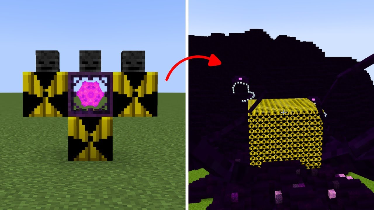 DESTROYING Wither Storm by using 10,000 NUCLEAR TNT!