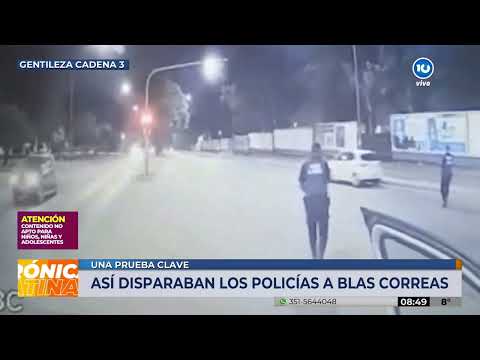 IMPACTANTE: el video del momento en que dos policías asesinaron a Blas Correas