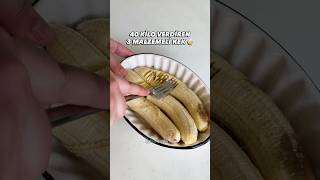 3 malzemeli banana bread glütensiz vegan #glutensiz #vegan #bananabread #summerdessert #onepotmeal