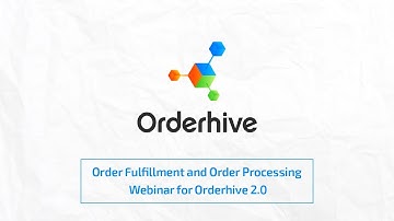 Orderhive 2.0 Webinar Session 1: ‘Getting Started With Order Management’