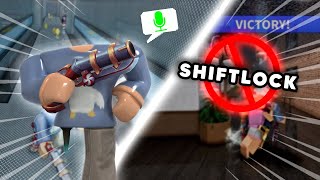 PLAYING MM2 WITH NO SHIFTLOCK + VOICECHAT (Murder Mystery 2)