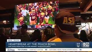 ASU fans react to Peach Bowl game Wednesday