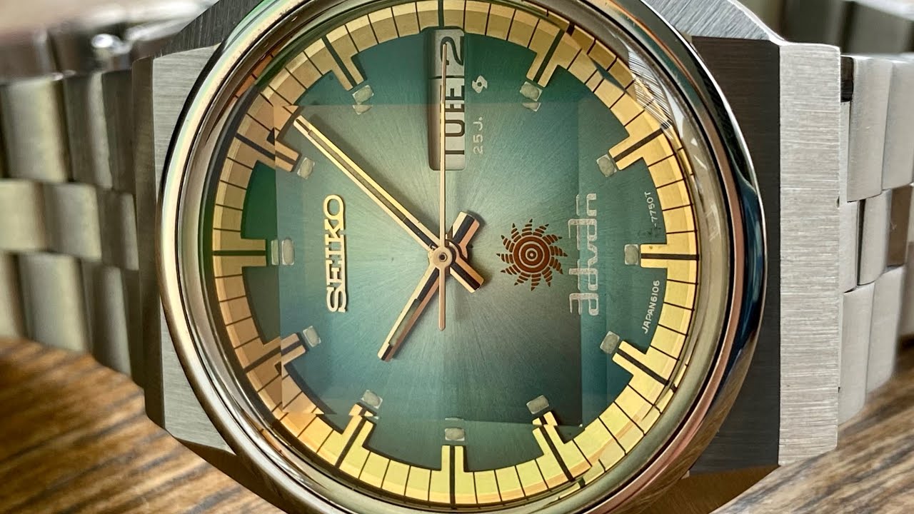 Vintage June 1972 Seiko Advan 6106-7560 Automatic Faceted Case